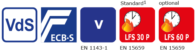 Zertifizierungs-Icons