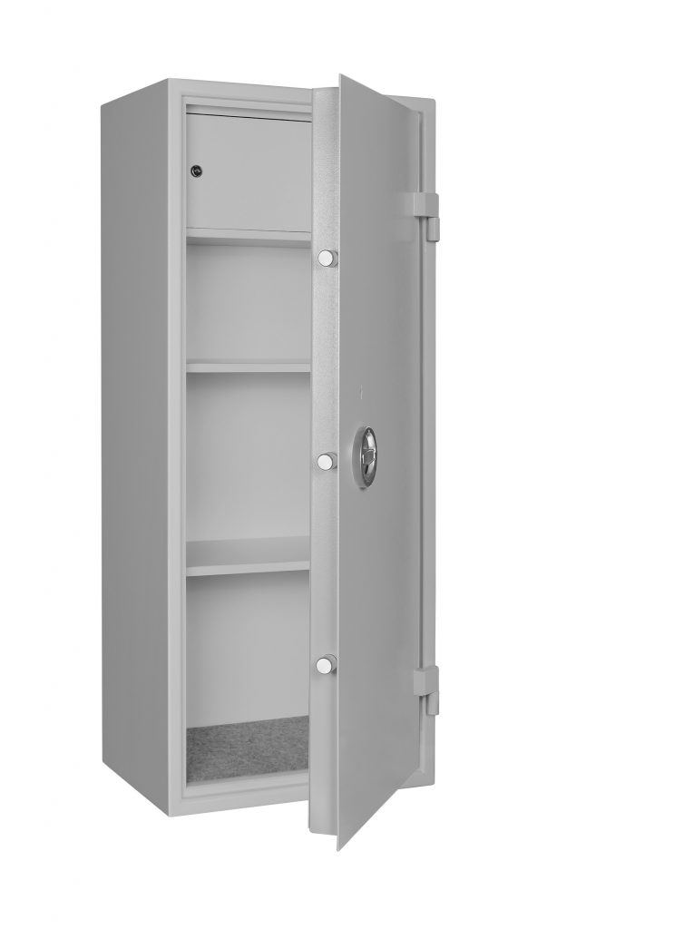 Geschäftstresor AS 1200, Sicherheitsstufe S1 nach EN 14450 und Sicherheitsstufe A