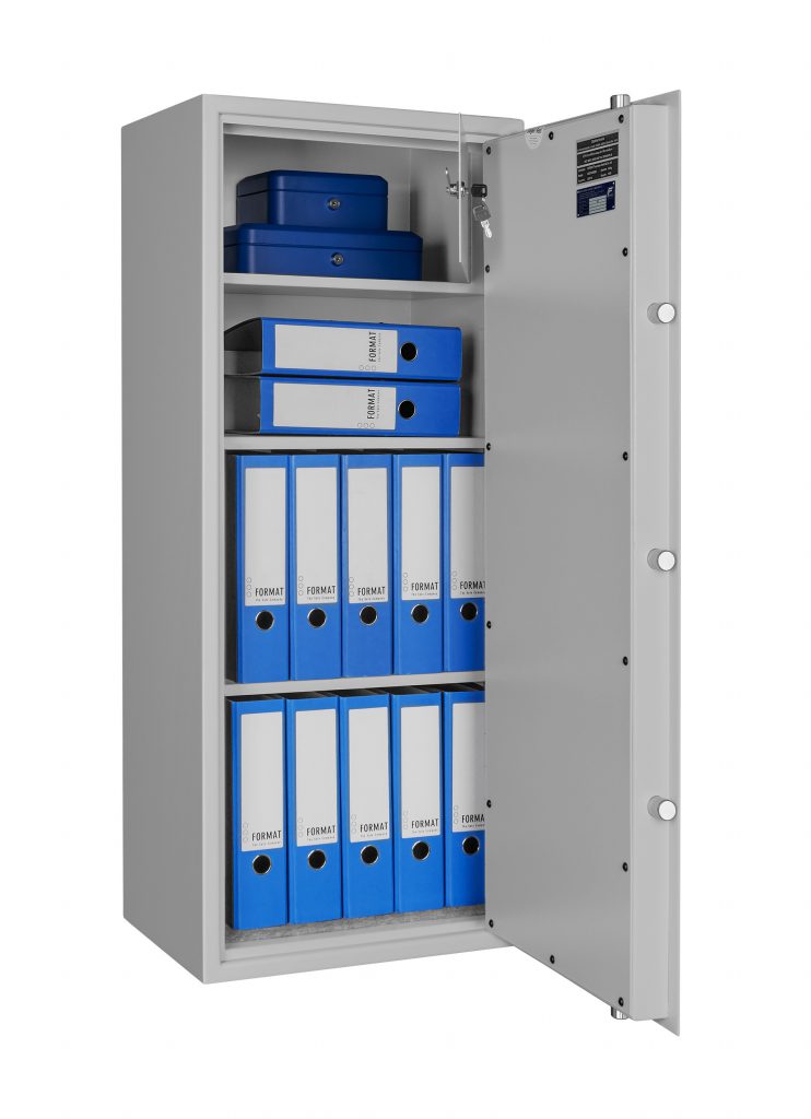 Geschäftstresor AS 1200, Sicherheitsstufe S1 nach EN 14450 und Sicherheitsstufe A