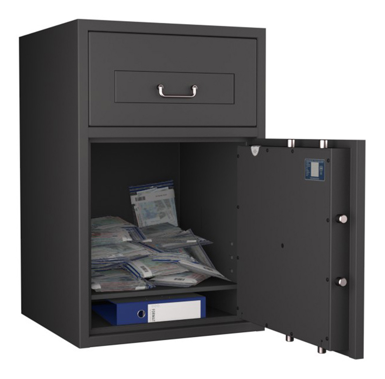 GEMINI-Pro-D-I_Frontload_175_213840-60000_open90-deko_KI_beschnitten Format GmbH - GEMINI Pro D-I 175 in RAL 7024