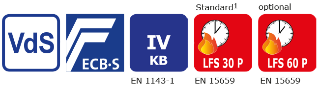 Zertifizierungs-Icons