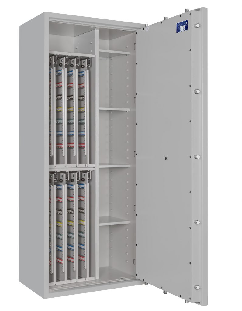 Schlüsselschrank STC-3-896-Kombi, Widerstandsgrad I nach EN 1143-1
