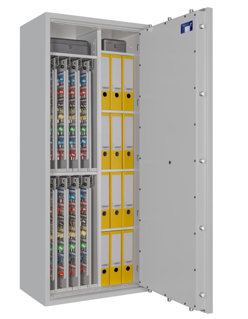 Schlüsselschrank STC-3-896-Kombi, Widerstandsgrad I nach EN 1143-1